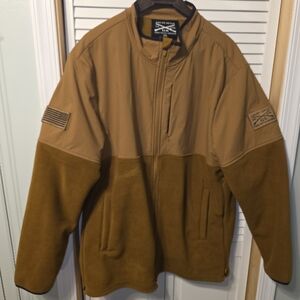 Grunt Style Two-Tone Brown/Tan Lightweight Shirt Jacket XL